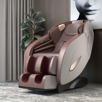 Elektrische Massagestoel Shiatsu Massagestoel Shiatsu Stoel 143 x 77 x 111 cm Beige + Bruin