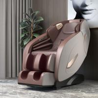 Elektrische Massagestoel Shiatsu Massagestoel Shiatsu Stoel 143 x 77 x 111 cm Beige + Bruin
