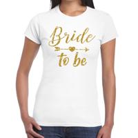 Bride to be Cupido t-shirt - wit - voor dames - voor de bruid/ vrjgezel - Vrijgezellenfeest