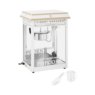 Popcornmachine - wit en goud