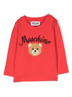 Moschino Kids t-shirt en coton à motif Teddy Bear - Rouge - thumbnail