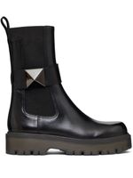 Valentino Garavani bottes One Stud en cuir - Noir - thumbnail