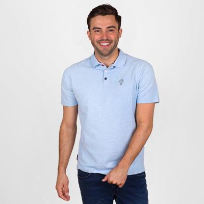 Heren Polo Willemstad | Mistblauw Melange