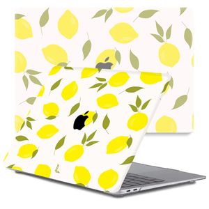 Lunso MacBook Pro 13 inch M1/M2 (2020-2022) cover hoes - case - Squeezy Lemon