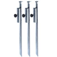 Set van 3x stuks parasolharingen metaal 49 cm