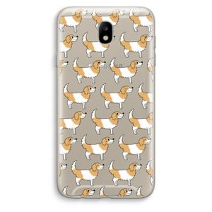 Doggy: Samsung Galaxy J7 (2017) Transparant Hoesje