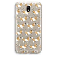 Doggy: Samsung Galaxy J7 (2017) Transparant Hoesje