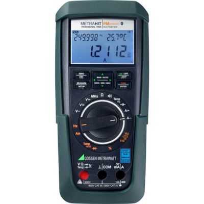 Gossen Metrawatt METRAHIT PM PRIME BT Multimeter Kalibratie (DAkkS) Digitaal Datalogger CAT III 600 V, CAT IV 300 V Weergave (counts): 310000
