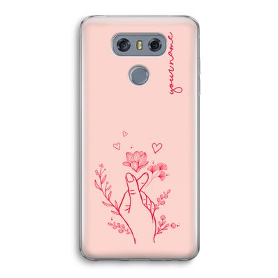 Giving Flowers: LG G6 Transparant Hoesje