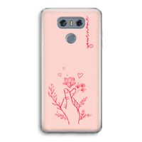 Giving Flowers: LG G6 Transparant Hoesje