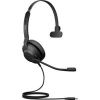 Jabra Evolve2 30 SE Over Ear headset Computer Kabel Mono Zwart Headset, Volumeregeling, Microfoon uitschakelbaar (mute), Mono