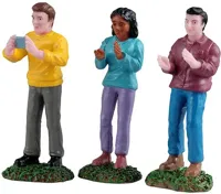 Lemax music festival fans kerstdorp figuur type 3 2025