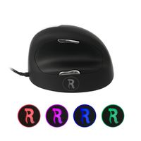 R-Go HE ergonomische muis, large, met draad, voor rechtshandigen - thumbnail