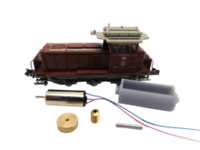 micromotor NM047C motor ombouwset voor Minitrix Em 3/3 - thumbnail