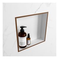Wandnis Solid Surface Easy | In- en opbouw | 30x30x8 cm | 1 vak | Smag