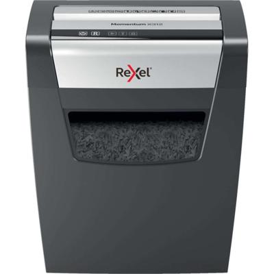 Rexel Momentum X410 papiervernietiger Deeltjesversnippering Zwart, Grijs