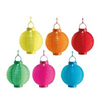 Solar lampion nylon kleur Solar lampion nylon kleur