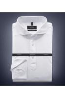 OLYMP SIGNATURE Tailored Fit Jersey shirt wit, Effen - thumbnail