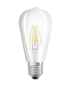 OSRAM 4058075434424 LED-lamp Energielabel E (A - G) E27 Peer 4 W = 40 W Warmwit (Ø x l) 64 mm x 143 mm 1 stuk(s)