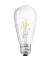 OSRAM 4058075434424 LED-lamp Energielabel E (A - G) E27 Peer 4 W = 40 W Warmwit (Ø x l) 64 mm x 143 mm 1 stuk(s)