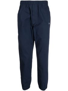 CHOCOOLATE pantalon de jogging fuselé à patch logo - Bleu