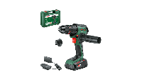 Bosch Groen AdvancedDrill 18V-80 QuickSnap Accuschroefboormachine | 1-uurslader (AL 18V-20) en 1x 18 V Li-Ion accu (2,5 Ah)) - 06039E2001