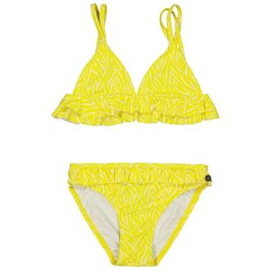 Quapi Meisjes bikini - Sanne - AOP zonnig geel zebra