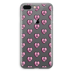 GIRL POWER: iPhone 8 Plus Transparant Hoesje