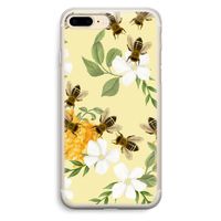 No flowers without bees: iPhone 7 Plus Transparant Hoesje