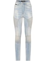 Philipp Plein jean skinny à détails nervurés - Bleu