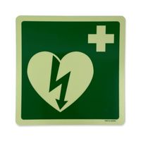 AED sticker glow 20x20 - thumbnail