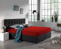 RoyalTextile - Hoeslaken Dubbel Jersey - Rood - 140 x 200/210/220 RoyalTextile - Hoeslaken Dubbel Jersey - Rood - 140 x 200/210/220