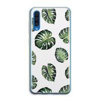 Tropische bladeren: Samsung Galaxy A50 Transparant Hoesje