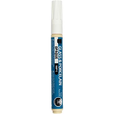 Creativ Company Glas- en porseleinstift, lijndikte 2-4 mm, dekkend, wit, 1 stuk