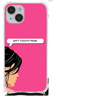 iPhone 14 Plus Anti Shock Case Woman Don't Touch My Phone