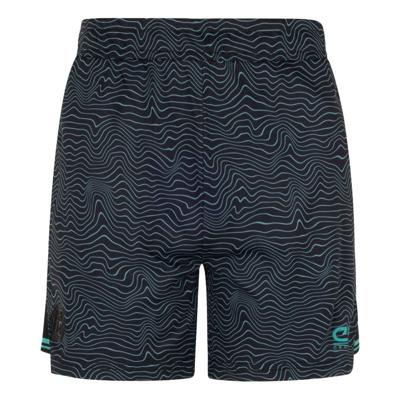 Cruyff Icon Broekje Kids Zwart Turquoise