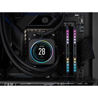 Corsair 32 GB DDR5-6000 Kit werkgeheugen CMT32GX5M2B6000Z30K, Dominator Platinium RGB, EXPO - thumbnail