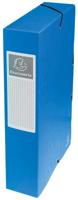 Exacompta elastobox Exabox blauw, rug van 6 cm Exacompta elastobox Exabox blauw, rug van 6 cm
