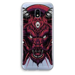 Hell Hound and Serpents: Samsung Galaxy J3 (2017) Transparant Hoesje