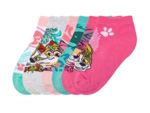 7 paar kinder sokken (turquoise/grijs/roze, 27/30)