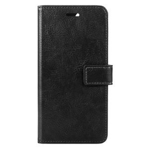 Basey iPhone 14 Plus Hoesje Book Case Kunstleer Cover Hoes -Zwart