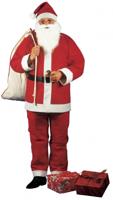 Compleet Kerstman kostuum - voor heren - one size M/L - katoen - kerstmannenpak Compleet Kerstman kostuum - voor heren - one size M/L - katoen - kerstmannenpak