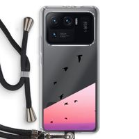 Fly away: Xiaomi Mi 11 Ultra Transparant Hoesje met koord