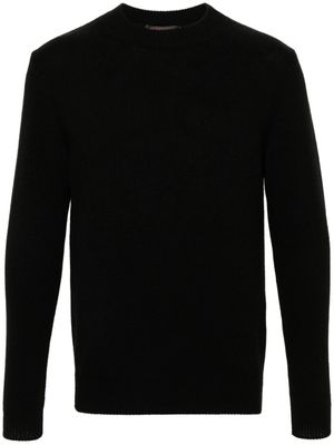 Incentive! Cashmere pull en cachemire à col rond - Noir