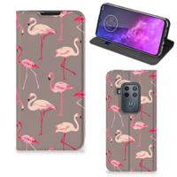 Motorola One Zoom | Hoesje maken | Flamingo