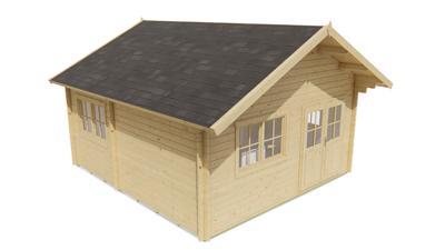 Blokhut - Tuinhuis Llanes | 44 mm | onbehandeld