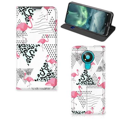 Nokia 3.4 | Hoesje maken | Flamingo Triangle