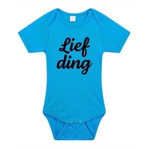 Lief ding cadeau baby rompertje blauw jongens 92 (18-24 maanden)  -