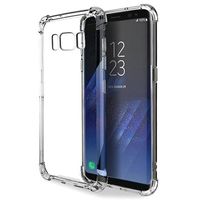 Krasbestendig Samsung Galaxy S8 Hybrid Hoesje - Doorzichtig