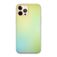 Minty mist pastel: iPhone 13 Pro Max Transparant Hoesje